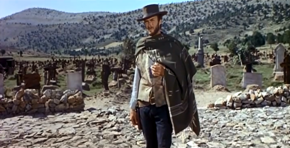 how to wear a poncho like clint eastwood